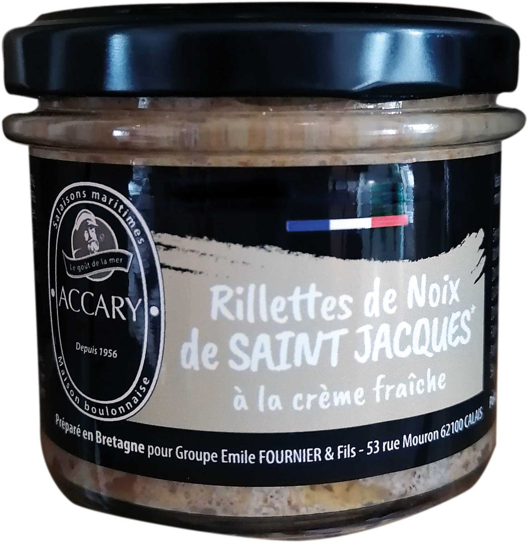 Rillettes de Noix de Saint Jacques* à la crème fraiche 90 gr